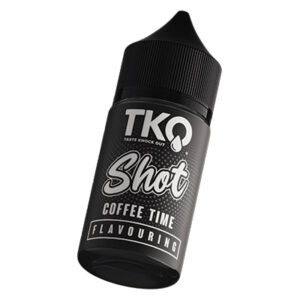 Local TKO Coffee Time Salt Nicotine MTL Flavouring Shot, add 15ml VG nic shot